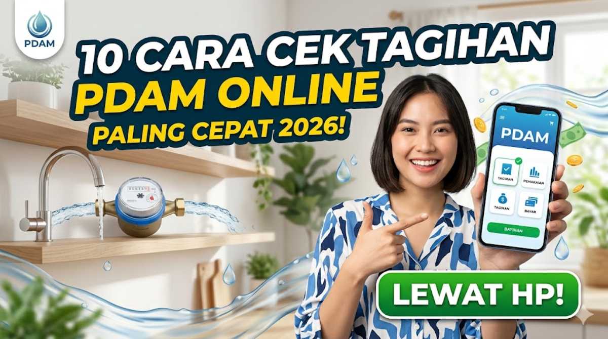 10 Cara Cek Tagihan PDAM Online Paling Cepat 2026: Pantau Pemakaian Lewat HP!