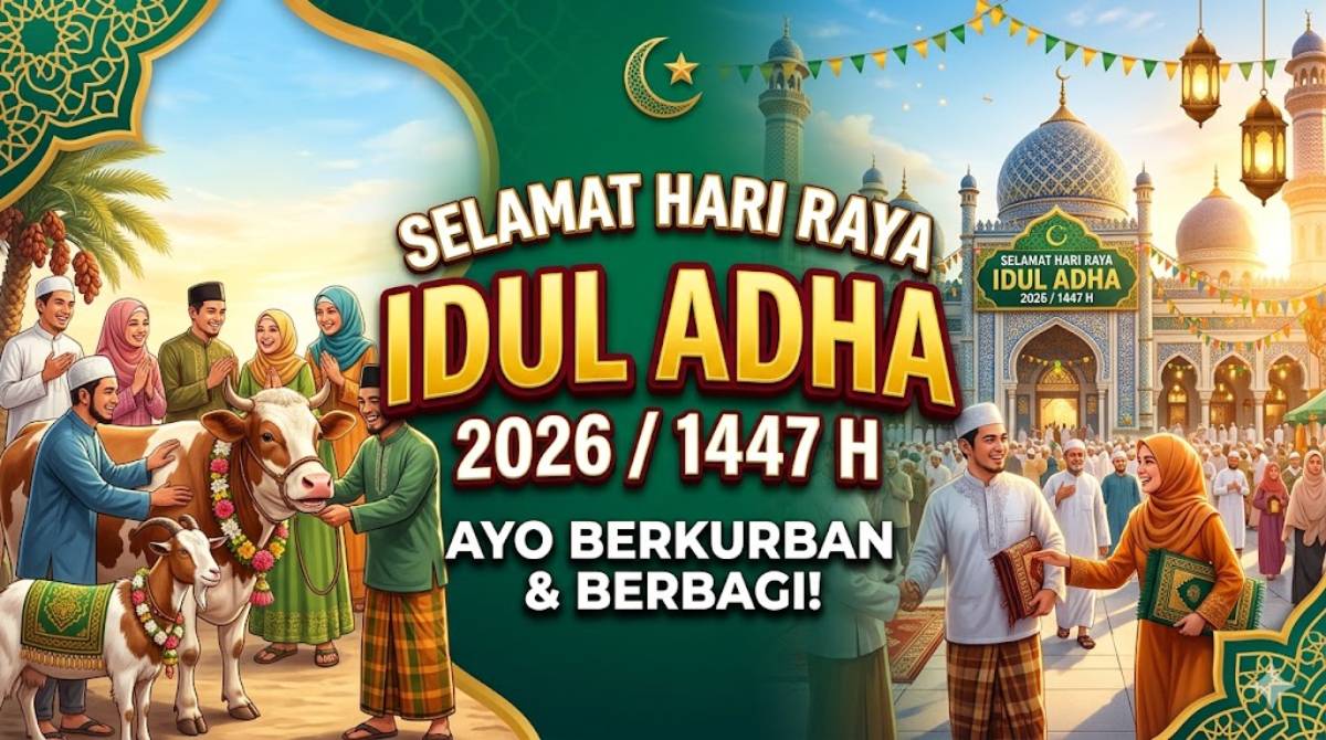 Berapa Hari Lagi Idul Adha 2026? Cek Jadwal Lebaran Haji dan Cuti Bersama Terbaru