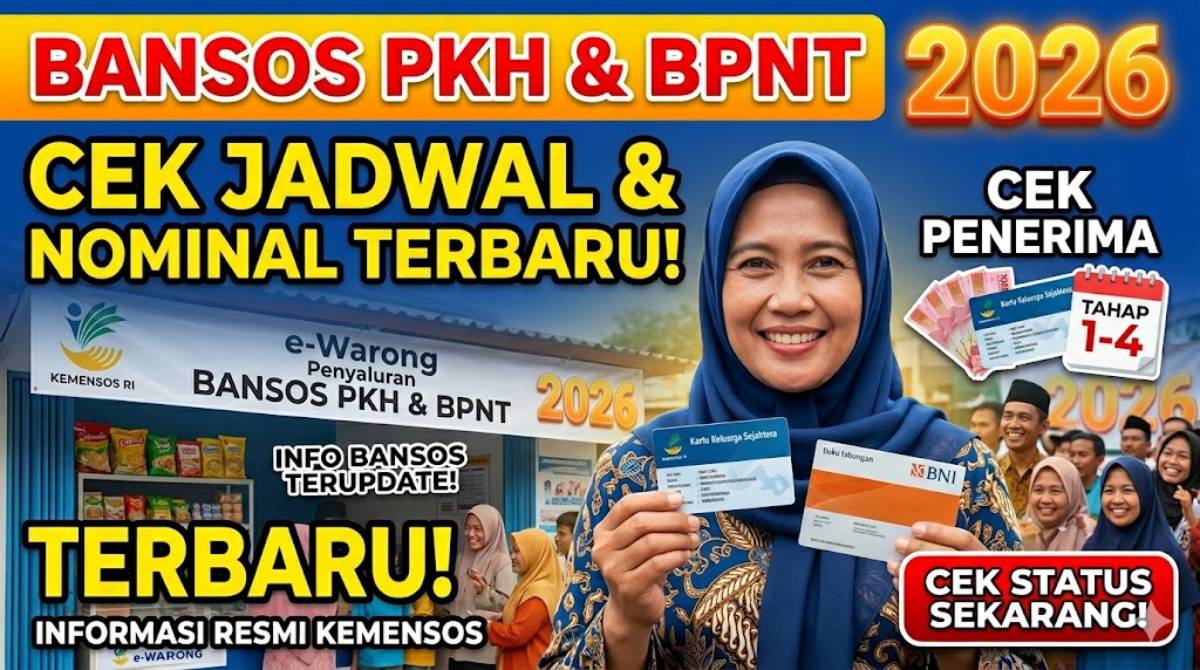 Cara Cek Bansos PKH BPNT Cair Mei 2026 Terbaru Pakai KTP di HP
