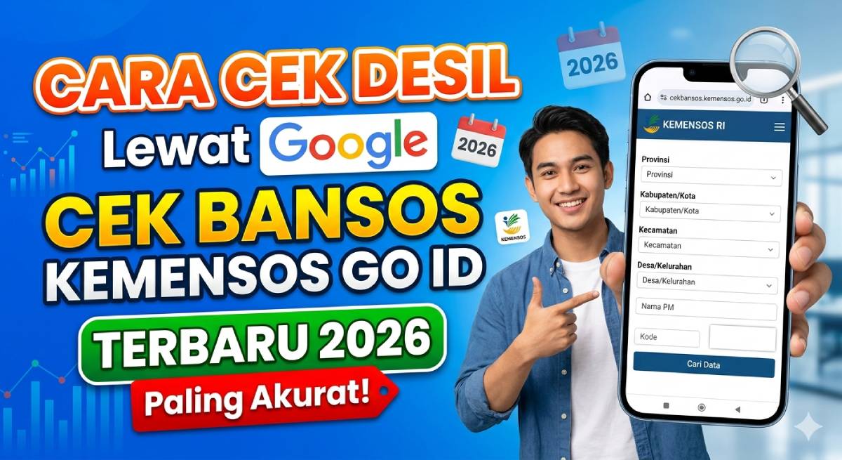 Cara Cek Desil Lewat Google Cek Bansos Kemensos Go Id Terbaru 2026 Paling Akurat