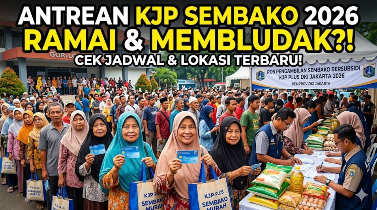 Cara Daftar Antrian KJP Sembako Pasar Jaya Terbaru Mei 2026 Online