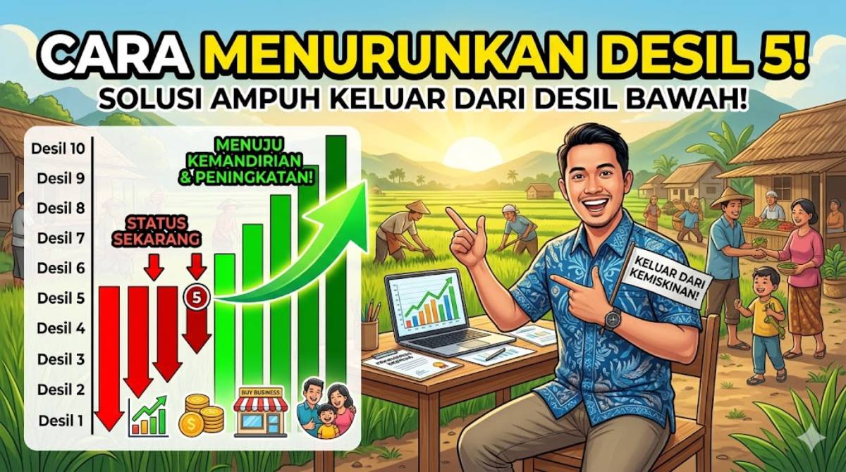 Cara Menurunkan Desil 5 Terbaru 2026 Agar Bansos Cepat Cair