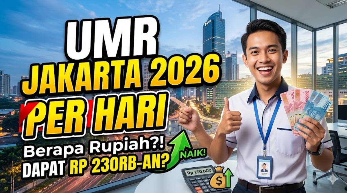 Gaji Harian Naik! Cek Rincian UMR Jakarta 2026 Per Hari Terbaru