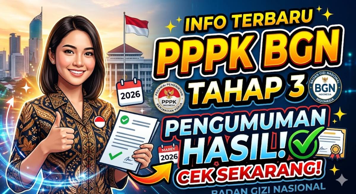 PPPK BGN Tahap 3 2026: Jadwal, Syarat, dan Cara Lolos Seleksi